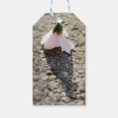 Schachpflaster-Blume Geschenkanhänger (Vorderseite)