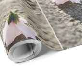 Schachpflaster-Blume Geschenkpapier (Rolleneckpunkt)