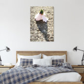 Schachpflaster-Blume Leinwanddruck (Insitu (Schlafzimmer))