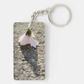 Schachpflaster-Blume Schlüsselanhänger (Rückseite)