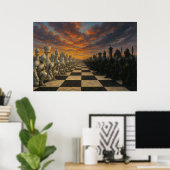 Schachposter Poster (Heimbüro)