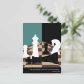 Schachpostkarte Postkarte (Stehend Vorderseite)