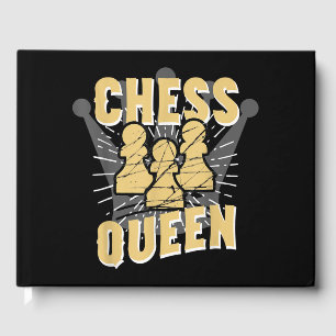 Schachqueen Kids & Women-Geschenk Gästebuch