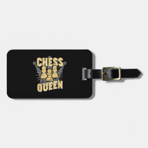 Schachqueen Kids & Women-Geschenk Gepäckanhänger