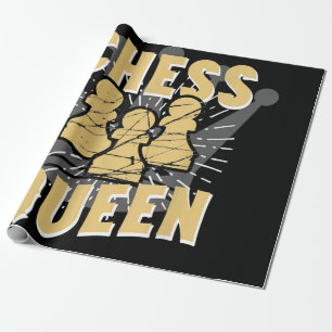 Schachqueen Kids & Women-Geschenk Geschenkpapier