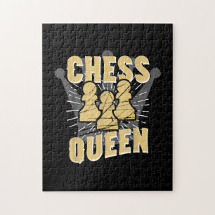 Schachqueen Kids & Women-Geschenk Puzzle