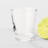 SchachRitter mit Schwert Schnapsglas (Rechts)