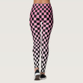 Schachrosa Leggings (Rückseite)