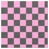 Schachrosa schwarzer Glitzer, trendiger Chic Stoff (Nahaufnahme)
