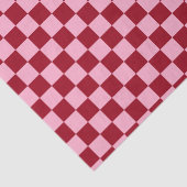 Schachrosa und Burgund Seidenpapier (Ausschnitt)