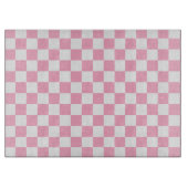 Schachrosa und Weiß Schneidebrett (Vorderseite)