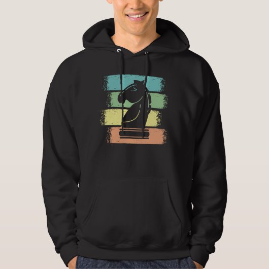 Schachrost Retro Hoodie (Vorderseite)