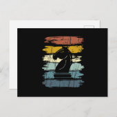 Schachrost Retro Postkarte (Vorne/Hinten)