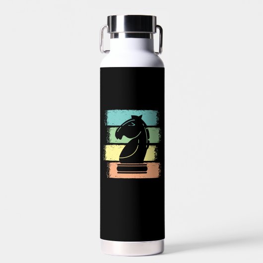 Schachrost Retro Trinkflasche (Vorne)