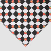 Schachrote Blume Seidenpapier (Detail)