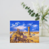 Schachschloss Postkarte (Stehend Vorderseite)