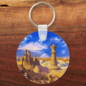 Schachschloss Schlüsselanhänger (Vorderseite)