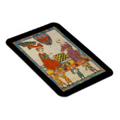 Schachspiel 14. Jahrhundert Codex Manesse Magnet (Rechte Seite)