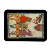Schachspiel 14. Jahrhundert Codex Manesse Magnet (Horizontal)