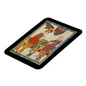 Schachspiel 14. Jahrhundert Codex Manesse Magnet (Linke Seite)
