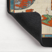 Schachspiel 14. Jahrhundert Codex Manesse Mousepad (Ecke)
