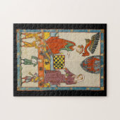 Schachspiel 14. Jahrhundert Codex Manesse Puzzle (Horizontal)