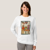 Schachspiel 14. Jahrhundert Codex Manesse T-Shirt (Vorne ganz)