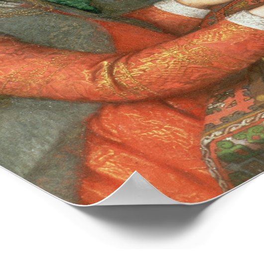 Schachspiel, 1555 poster (Ecke)