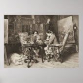 Schachspiel 1898 poster (Vorne)