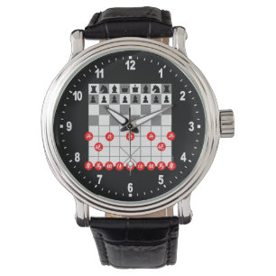 Schachspiel Armbanduhr