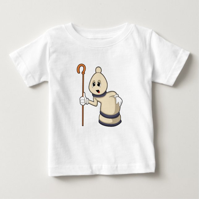 Schachspiel Bischof von Schach Baby T-shirt (Vorderseite)