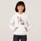 Schachspiel Bischof von Schach Hoodie (Vorne ganz)