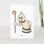 Schachspiel Bischof von Schach Karte (Rückseite)