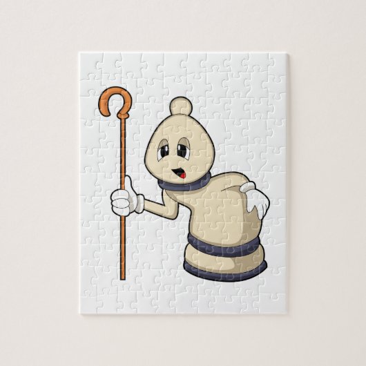 Schachspiel Bischof von Schach Puzzle (Vertikal)