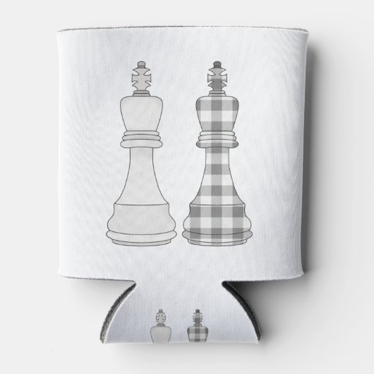 Schachspiel Dosenkühler (Vorderseite)