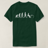 Schachspiel-Evolution T-Shirt (Design vorne)