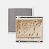 Schachspiel Magnet (Vorderseite/Rückseite)