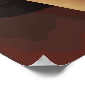 Schachspiel Original Abstrakte Kunst Poster (Ecke)