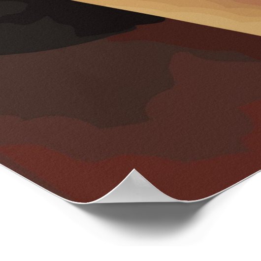 Schachspiel Original Abstrakte Kunst Poster (Ecke)