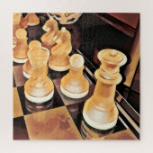 Schachspiel Original Abstrakte Kunst  Puzzle (Vertikal)