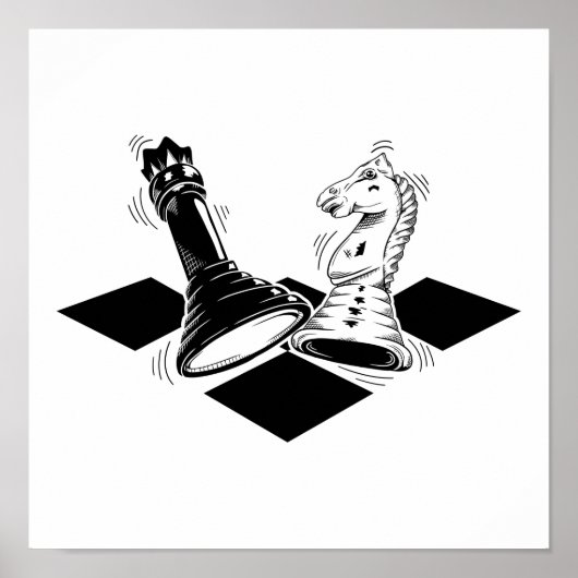 Schachspiel Poster (Vorne)