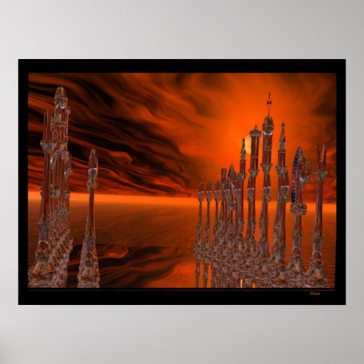 Schachspiel Poster (Vorne)