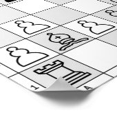 Schachspiel Poster 10 (Ecke)