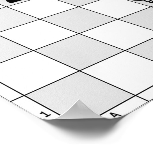 Schachspiel Poster 2 (Ecke)