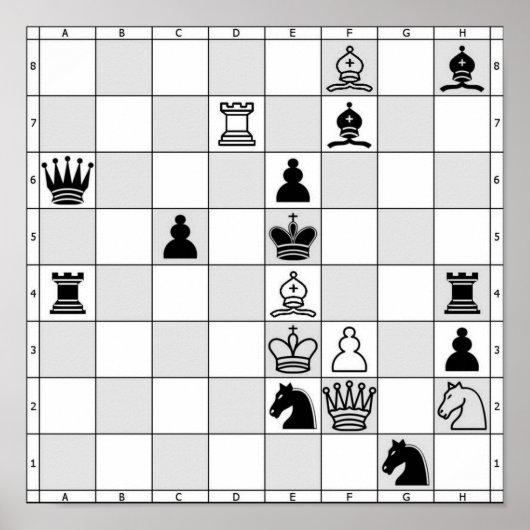 Schachspiel Poster 2 (Vorne)