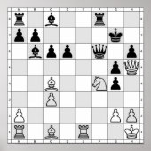 Schachspiel Poster Acht (Vorne)