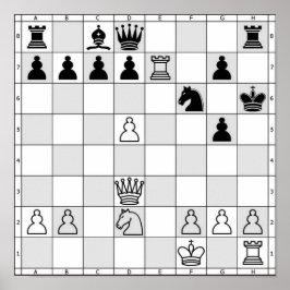 Schachspiel Poster Drei