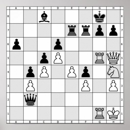 Schachspiel Poster Seven (Vorne)