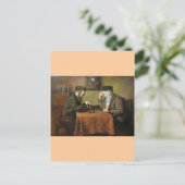 Schachspiel Postkarte (Stehend Vorderseite)