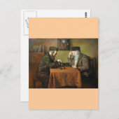 Schachspiel Postkarte (Vorne/Hinten)